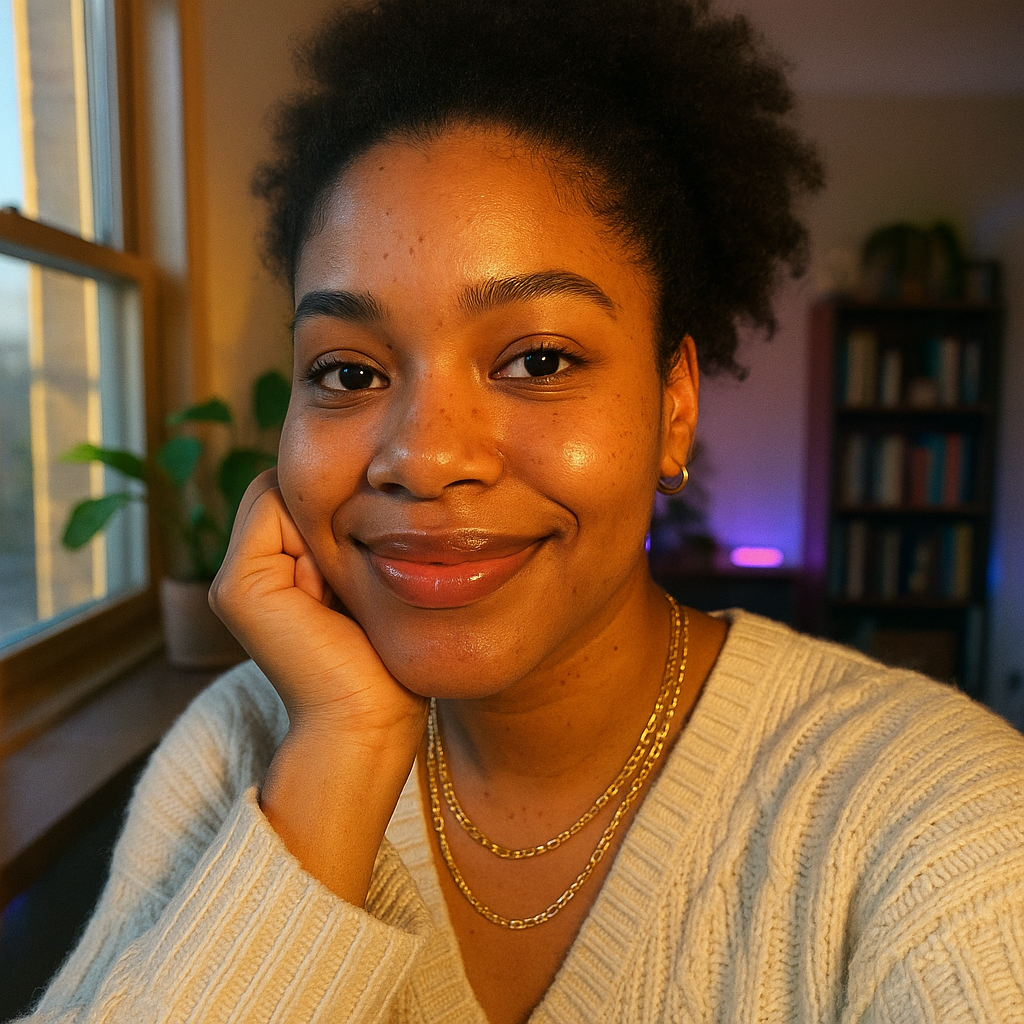 Portrait of Maya Okafor, lifestyle creator